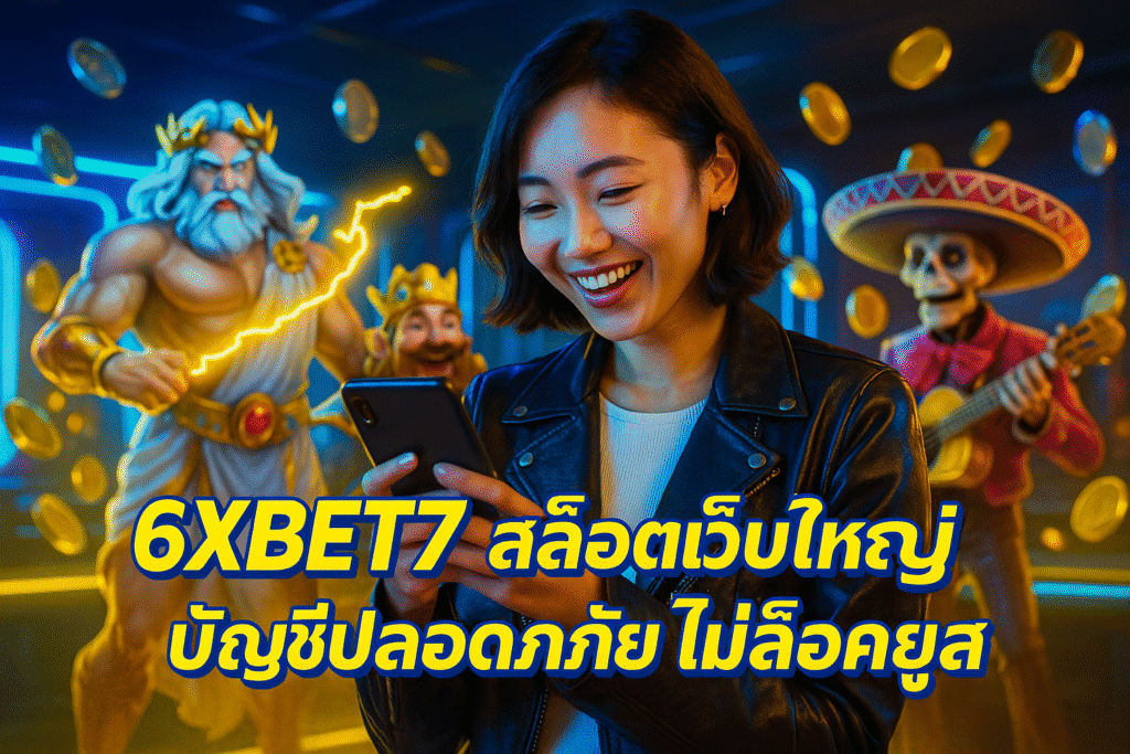 6XBET7 สล็อตเว็บใหญ่ บัญชีปลอดภัย ไม่ล็อคยูส